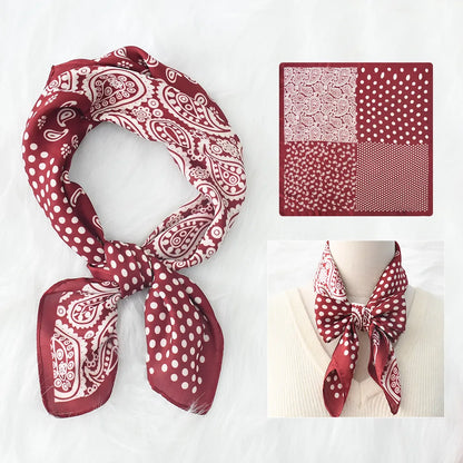 Women’s Square Scarf – Printed Head & Neck Fashion Accessory