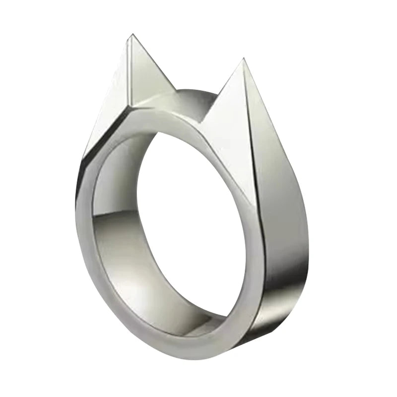 Cat Ear Ring Metal Statement Jewelry Accessory