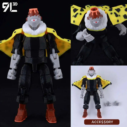 Poseable Action Figure 14cm 3D Printed Collectible Model