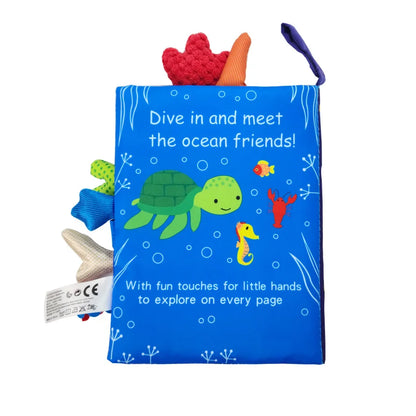 Baby Cloth Book, Interactive Sensory Early Learning Toy for Babies