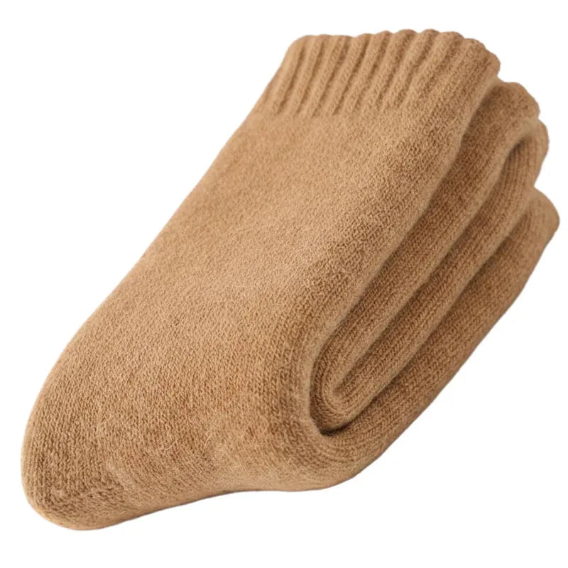 Men's Winter Socks Thick Warm Wool Blend Cold Weather Socks