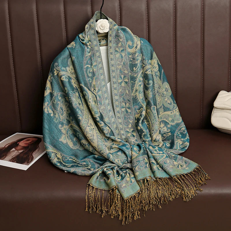 Women's Winter Scarf, Soft Pashmina Shawl Wrap