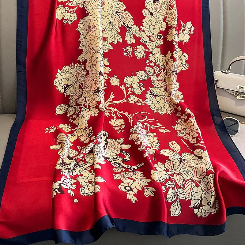 Women's Polyester Scarf, Soft Long Shawl for Beach & Everyday Wear