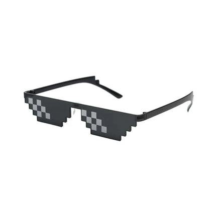 Pixelated Sunglasses Funny Novelty Party Glasses for Men and Women