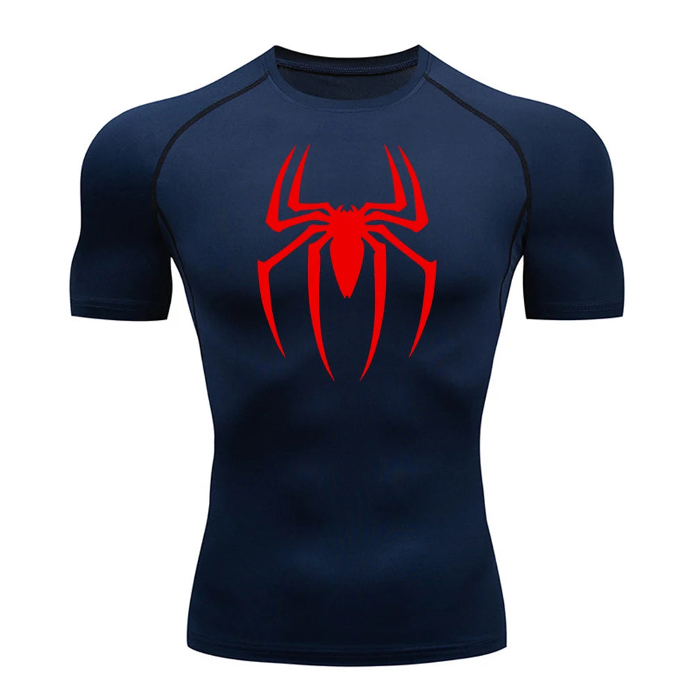 Men's Compression Shirt Quick Dry Short Sleeve Gym Running Top