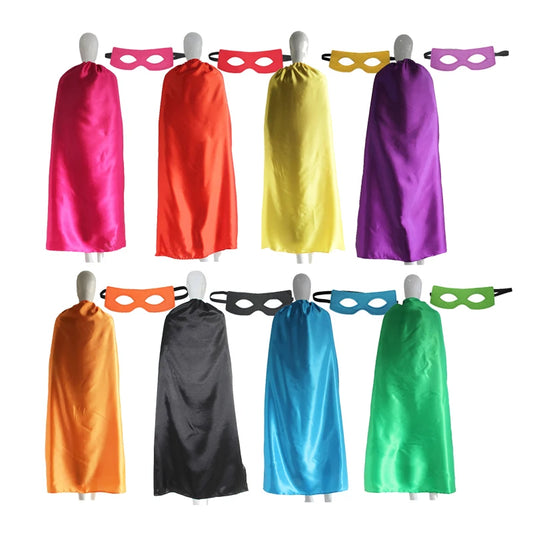 Adult Superhero Cape – 140 cm Satin Halloween Costume Cloak