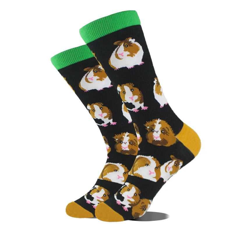 Funny Men's Socks Cotton Novelty Crew Socks Unisex