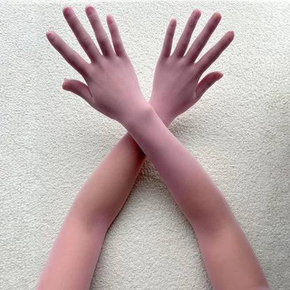 Women’s Long Gloves Elbow Length Nylon Party Costume Gloves