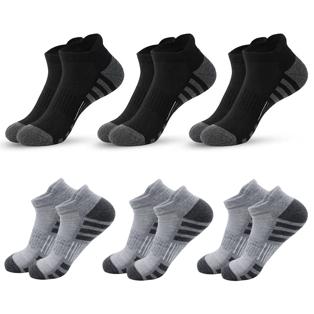 Athletic Ankle Socks – Cushioned Breathable Running Sports Socks