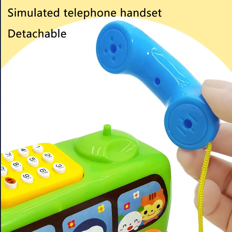 Educational Toy Bus with Phone and Music for Toddlers
