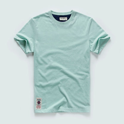 Men's T-Shirts Cotton Short Sleeve Casual O-Neck