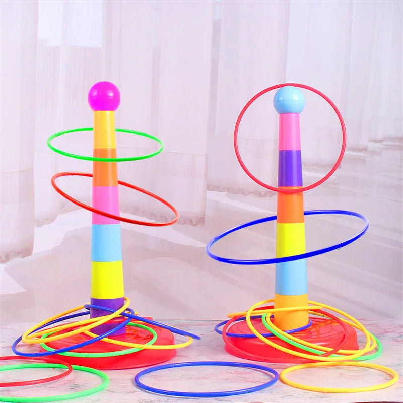 Ring Toss Game and Stacking Toy for Kids