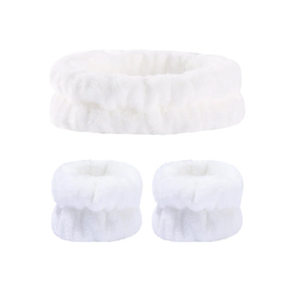 Face Wash Wristbands 2-Piece Set Water Absorbent Sweatbands