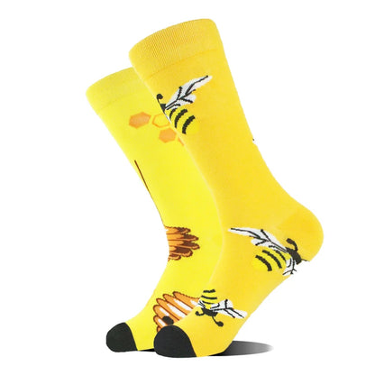 Funny Men's Socks Cotton Novelty Crew Socks Unisex