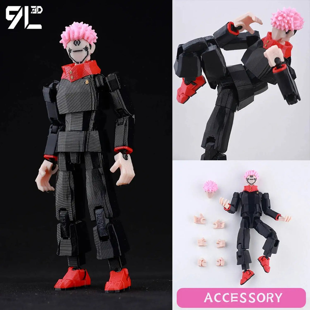 Poseable Action Figure 14cm 3D Printed Collectible Model