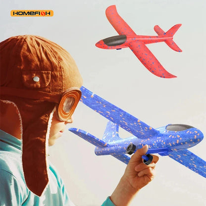 Foam Glider Plane Toy for Kids Outdoor Flying No Battery