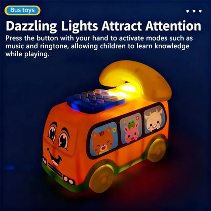 Educational Toy Bus with Phone and Music for Toddlers