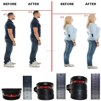 Height Increase Insoles Adjustable Elevator Shoe Lifts 3-9cm