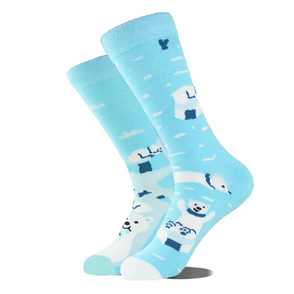 Funny Men's Socks Cotton Novelty Crew Socks Unisex