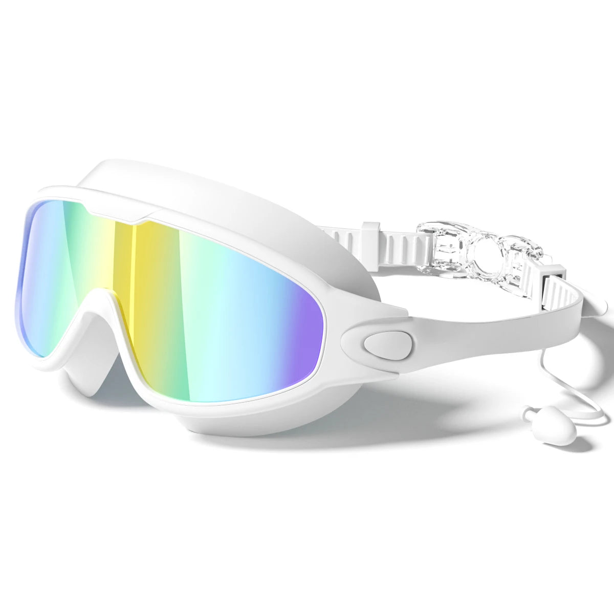Adult Swimming Goggles with Anti-Fog Wide View and UV Protection