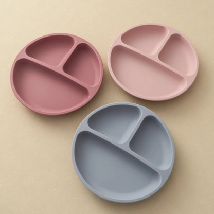 Silicone Suction Plate for Babies and Toddlers Feeding