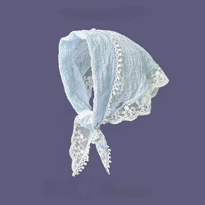 Women's Headscarf, Knitted Triangular Summer Head Wrap
