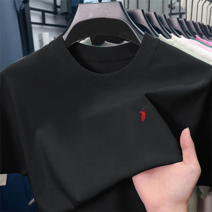 Men's Cotton T-Shirts 100% Cotton Short Sleeve Casual O-Neck