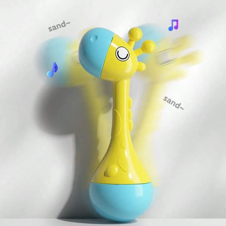 Baby Rattle Toy, Soft Sound Infant Sensory & Early Learning Toy
