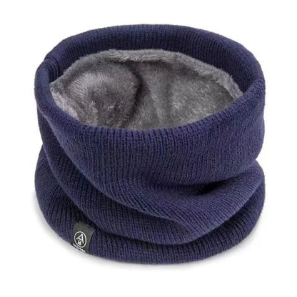 Winter Neck Gaiter Thick Knitted Warm Scarf for Outdoor Sports