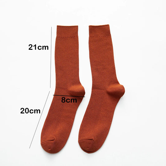Men's Cotton Socks – Stretch Crew Socks for Casual Daily Wear