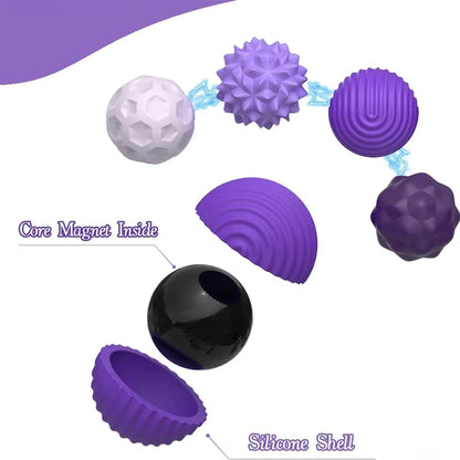 Magnetic Fidget Balls Silicone Sensory Stress Relief Toy