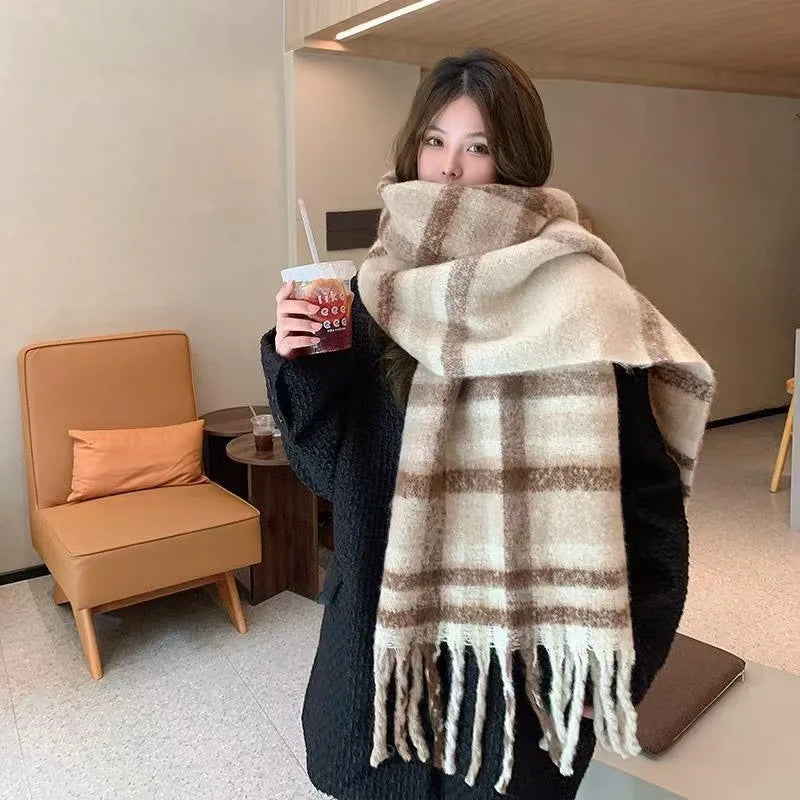 Women's Winter Scarf – Thick Warm Ring Shawl Wrap