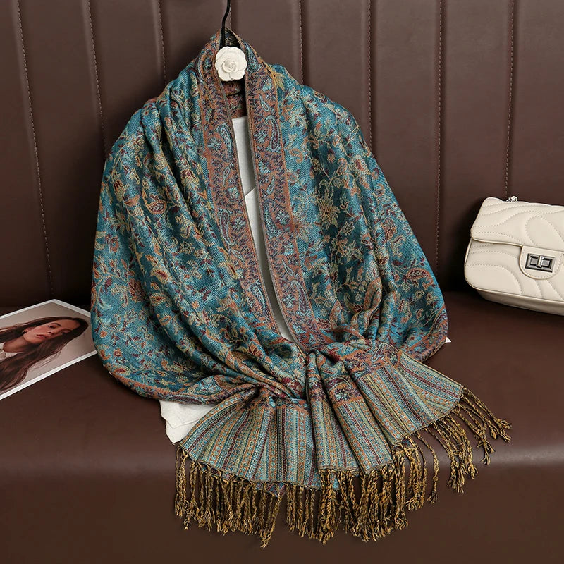 Women's Winter Scarf, Soft Pashmina Shawl Wrap