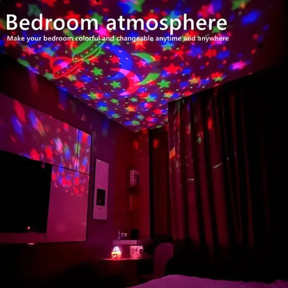 Star Projector Night Light, USB Moon and Star Sky Lamp
